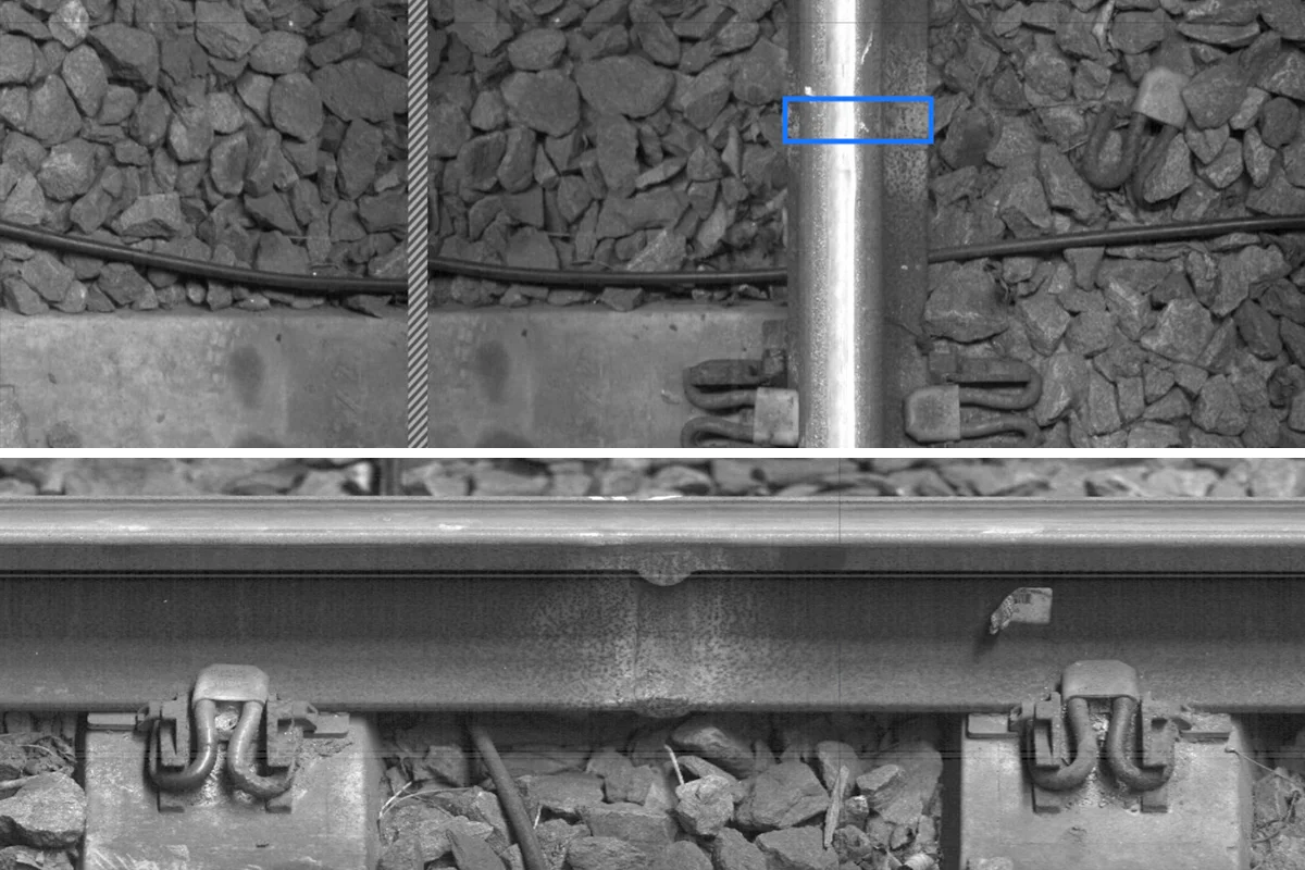 A thermite weld.