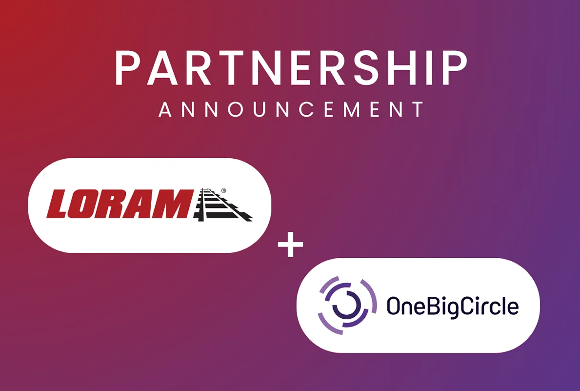 Loram and One Big Circle partnership announcement
